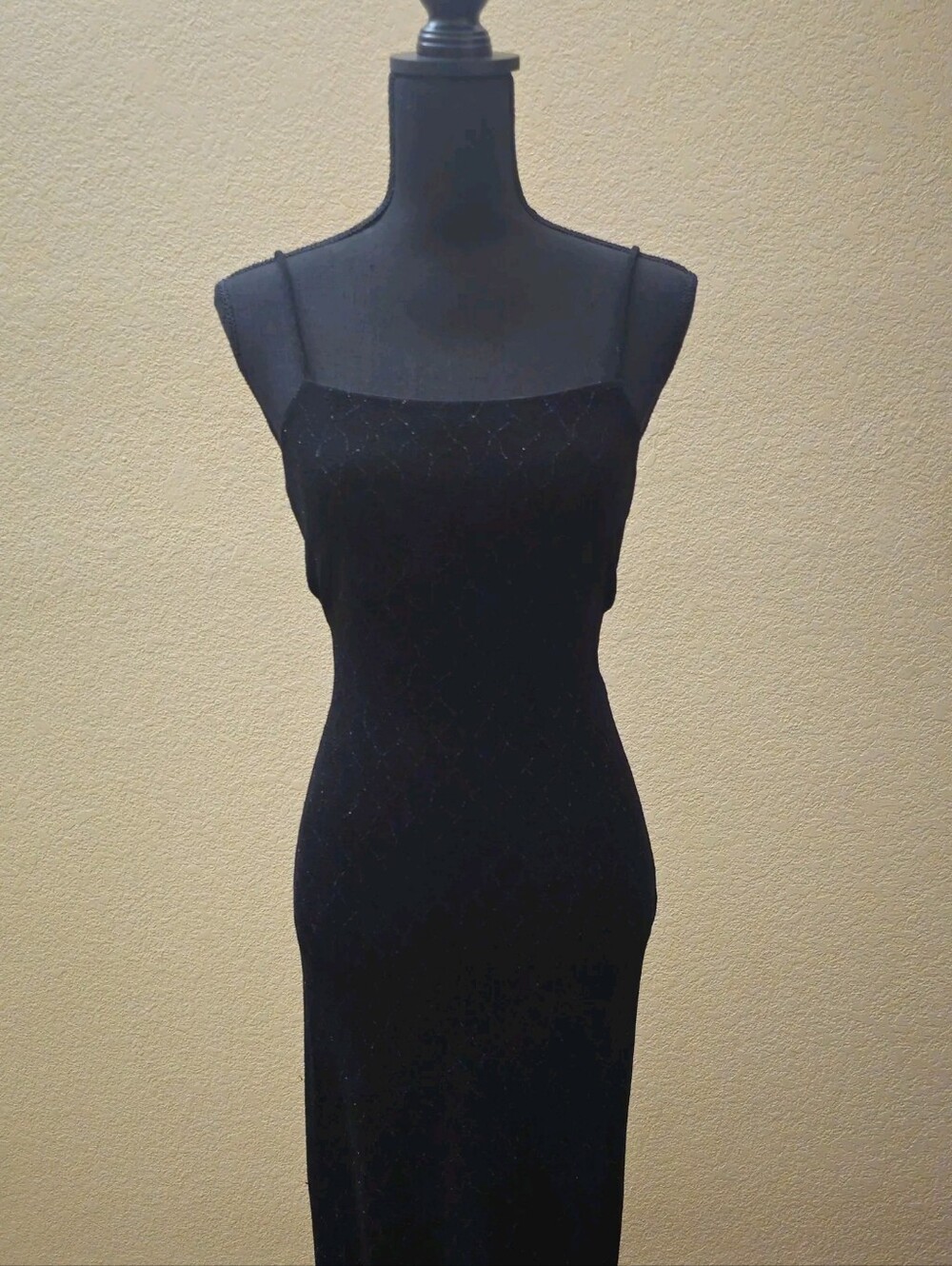 Jodi Kristopher Black Strappy Maxi Dress